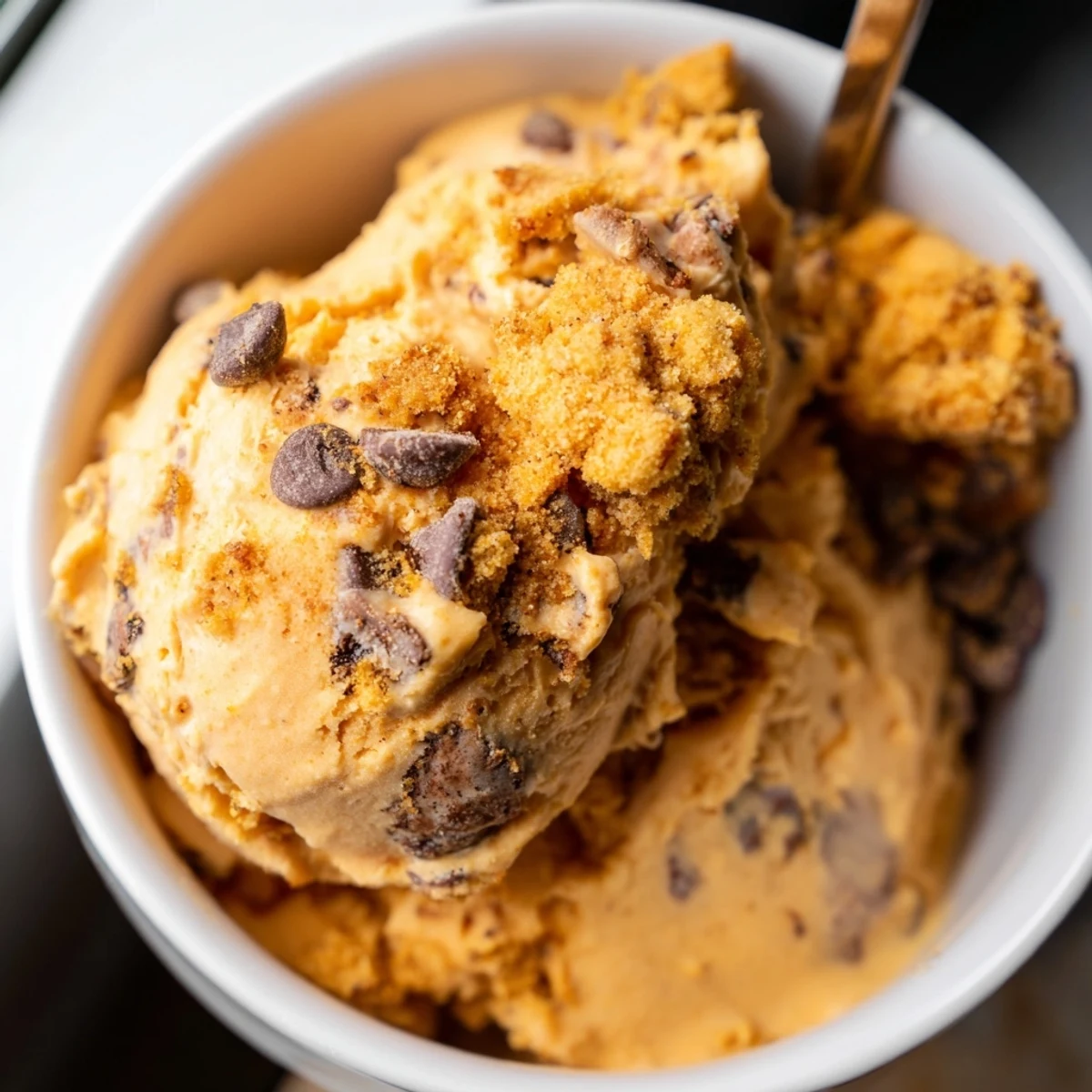 Pumpkin Chocolate Chip Muffin Ice Cream