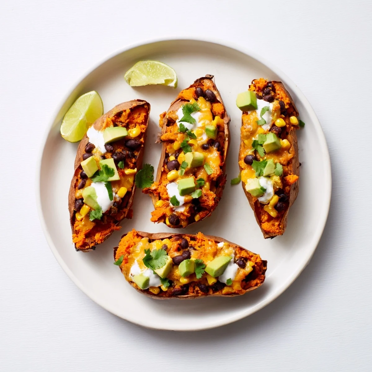 Loaded Baked Sweet Potatoes