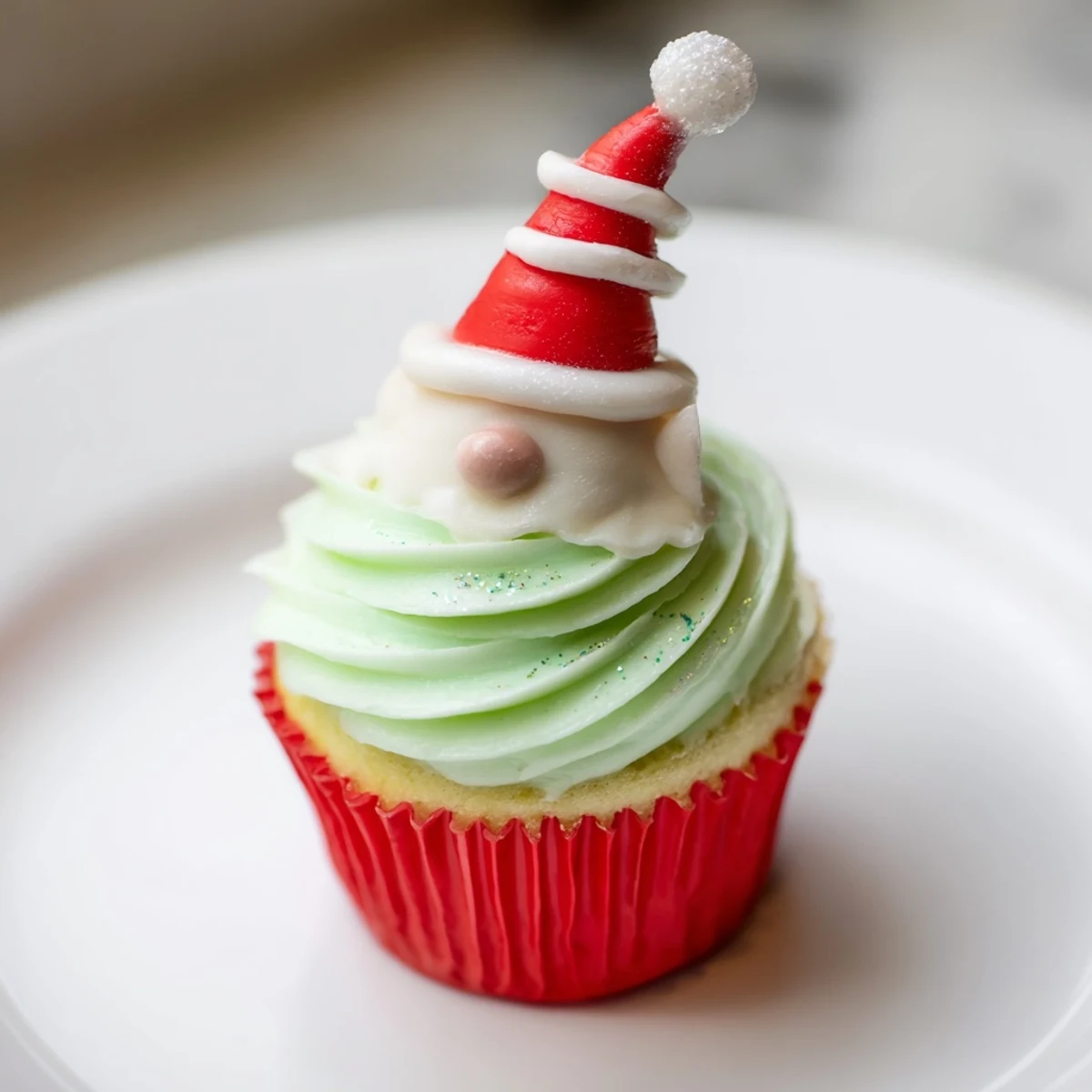 Elf Hat Cupcake Tower