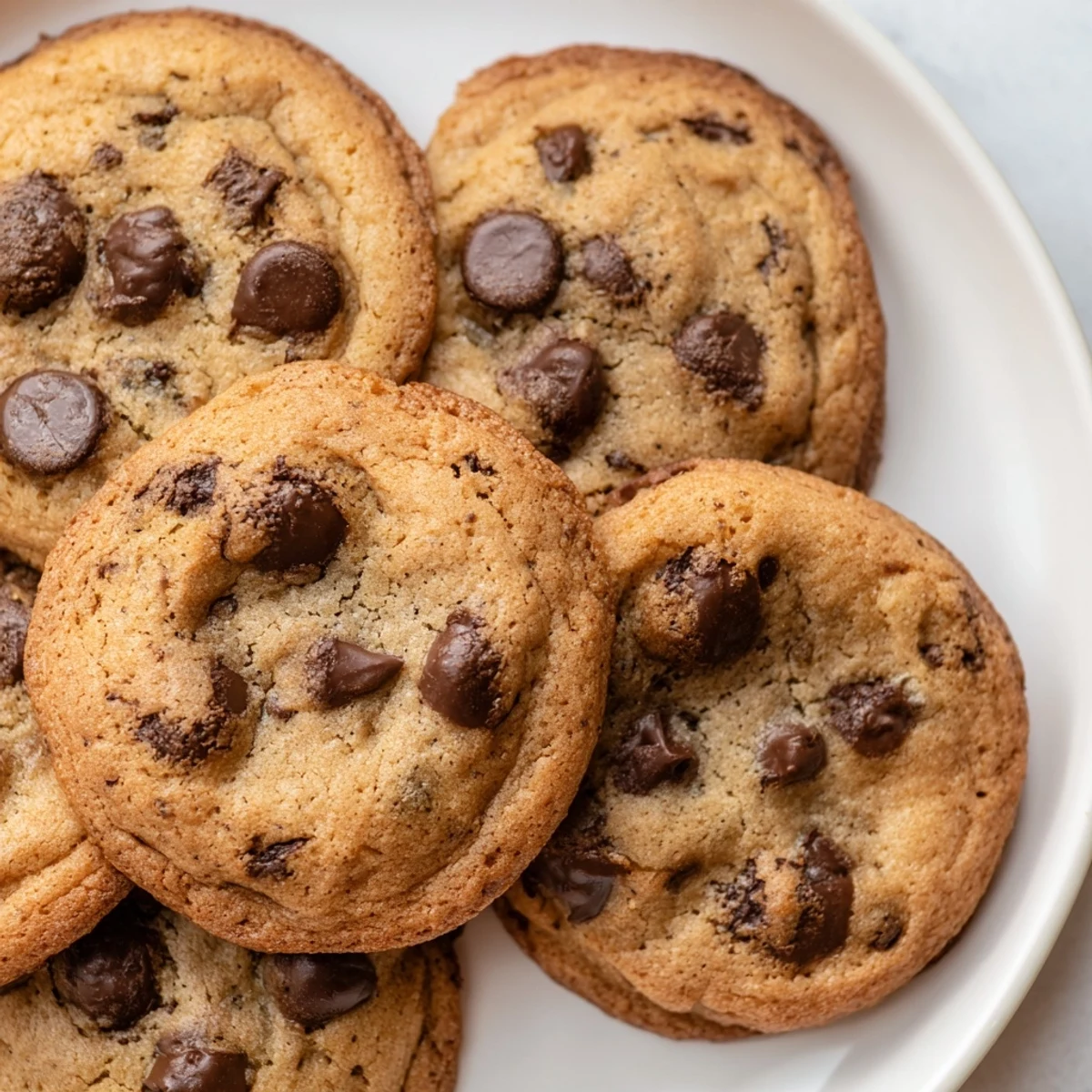 Warm and chewy, this quick batch of air-fryer chocolate chip cookies is perfect for a fast dessert.