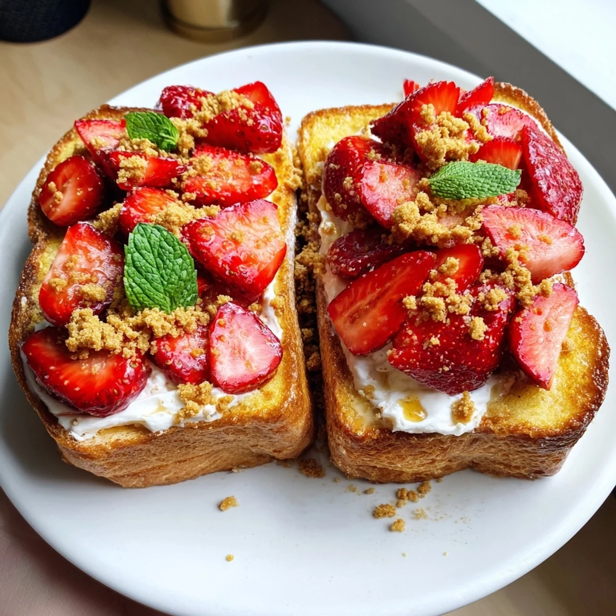 Strawberry Cheesecake Toast