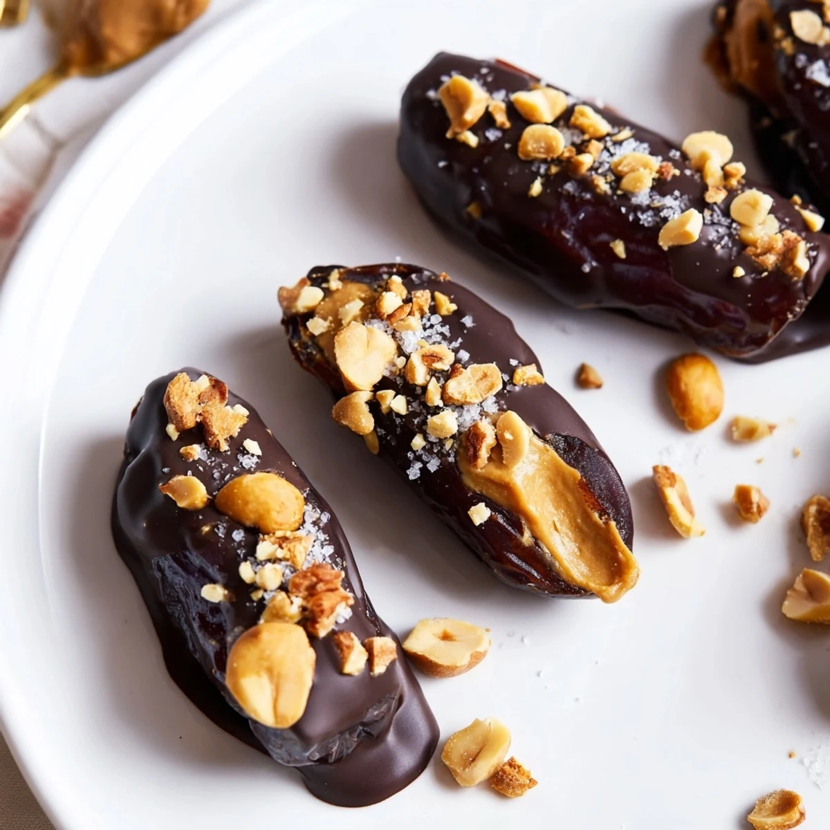 Get a taste of these easy Date Bark Snickers-Style pieces, offering chocolate, peanut, and date perfection.