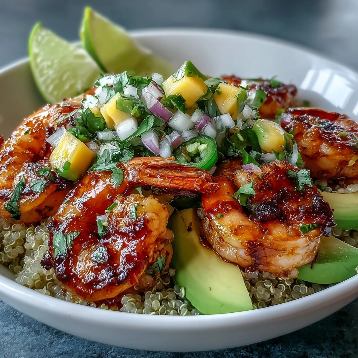 Fresh Shrimp Creamy Avocado Bowls