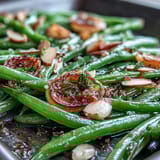 Roasted Garlic Green Beans