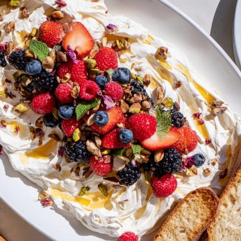 Delicious whipped cream cheese spread on toasted bread, creating a stunning Butter Board Dessert.  