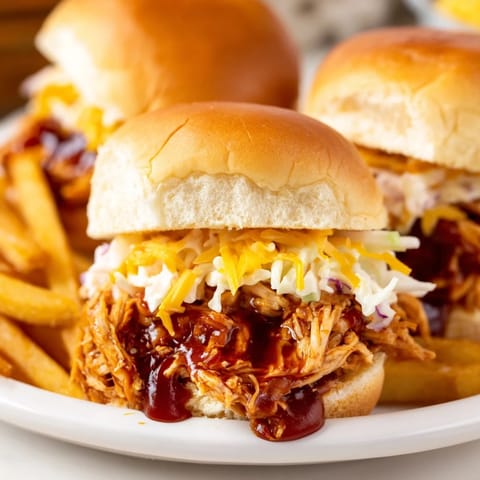 BBQ Chicken Sliders Fries