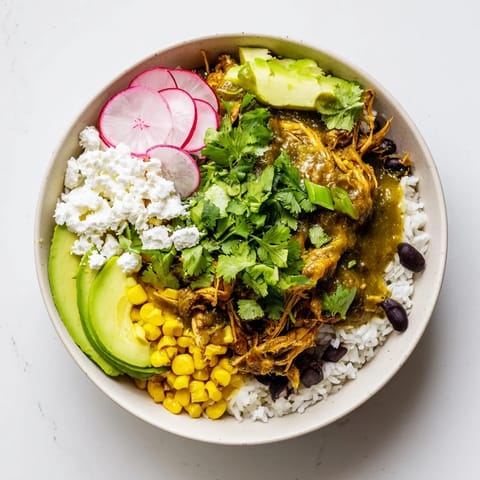 Green Enchiladas Rice Bowl
