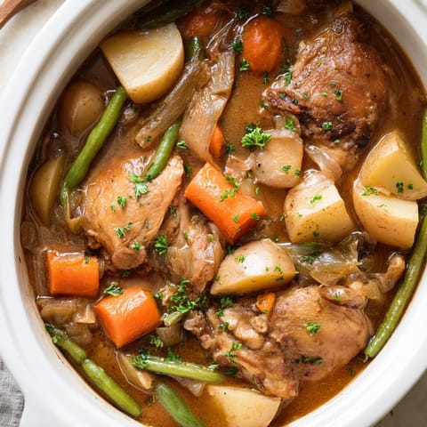 Slow-Cooker Chicken Vegetable Stew