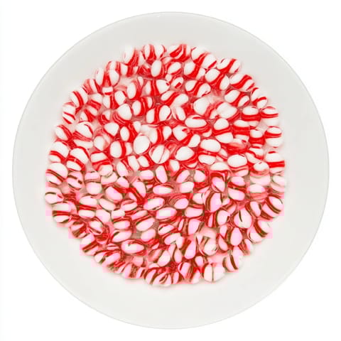 No-Bake Peppermint Candy Bowl