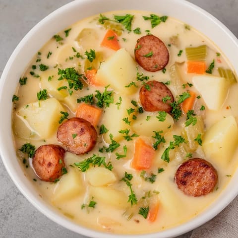 Creamy Chorizo Potato Soup
