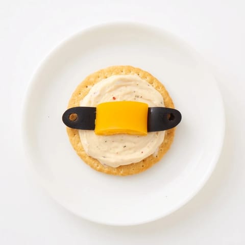 These delicious Santa's Belt Crackers with a creamy dip are perfect for your holiday spread.