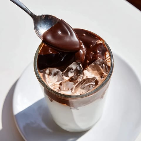 Chocolate Cracking Iced Latte