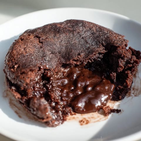 Steaming-hot Ina Garten Brownie Pudding, showcasing a rich, molten chocolate center and delicious aroma.