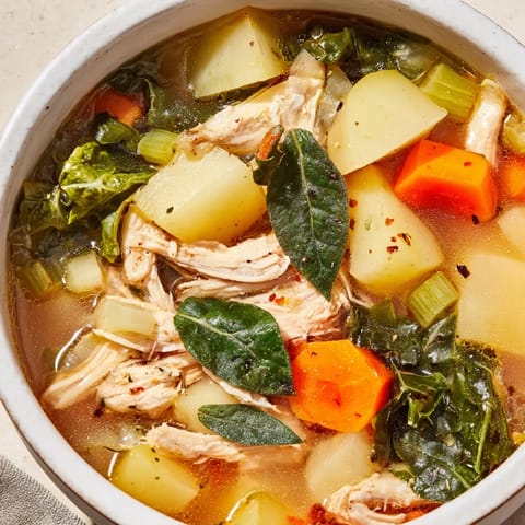 Collard Greens Chicken Vegetable Soup