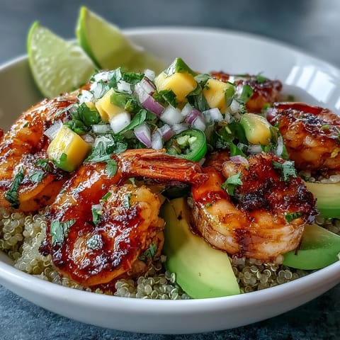 Fresh Shrimp Creamy Avocado Bowls