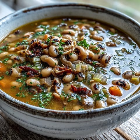Black-Eyed Peas With Smoked Turkey