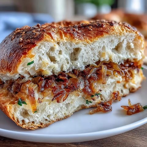 Sourdough Onion Bagels