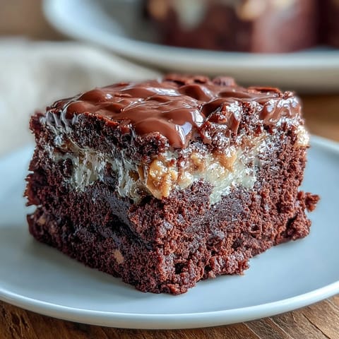 Decadent homemade brownies featuring sourdough starter, swirled with creamy peanut butter for extra indulgence.  