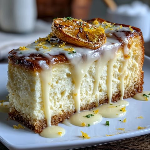 Limoncello Lemon Cheesecake Bars