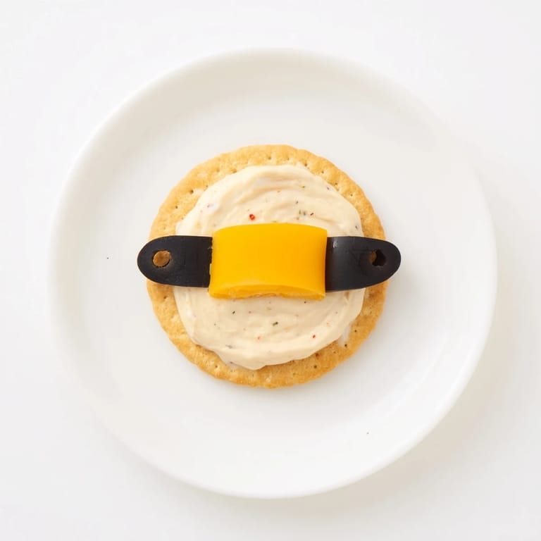 These delicious Santa's Belt Crackers with a creamy dip are perfect for your holiday spread.