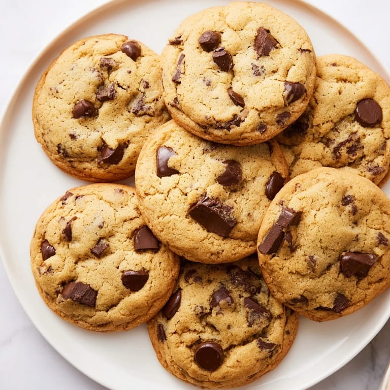 Warm and chewy, this quick batch of air-fryer chocolate chip cookies is perfect for a fast dessert.