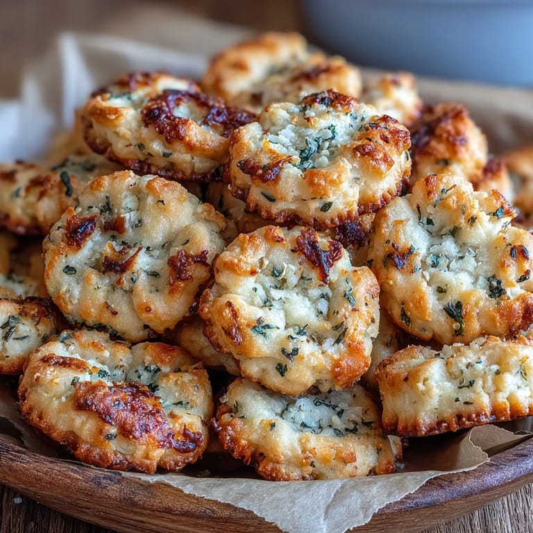 Homemade Ranch Oyster Crackers coated in seasoned oil and herbs, glistening on parchment after baking. Serve these addictive bites with chili or soups for a tasty appetizer.