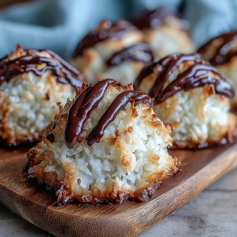 Served on a platter, these Vegan Coconut Macaroons are a gluten-free, dairy-free indulgence.