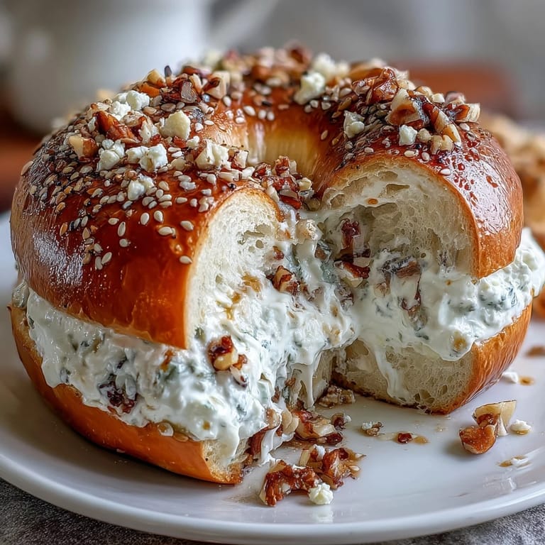 Soft, high-protein bagels made with Greek yogurt and finished with classic everything bagel topping, perfect for a nutritious start to your day.  